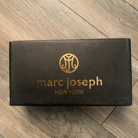 NWT MARC JOSEPH NEW YORK KID'S LEATHER BROADWAY LOAFER‎ PEWTER METALLIC 11.5 M - Picture 4 of 6